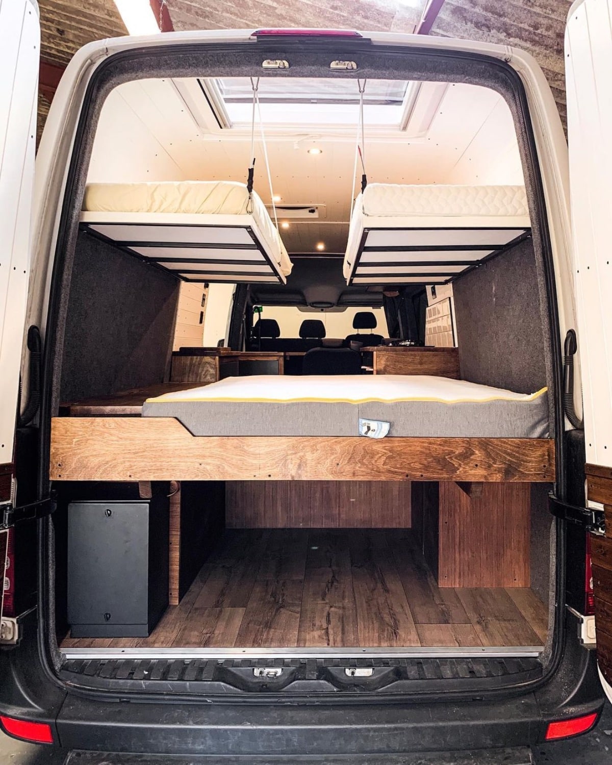 Campervan folding shop bed ideas