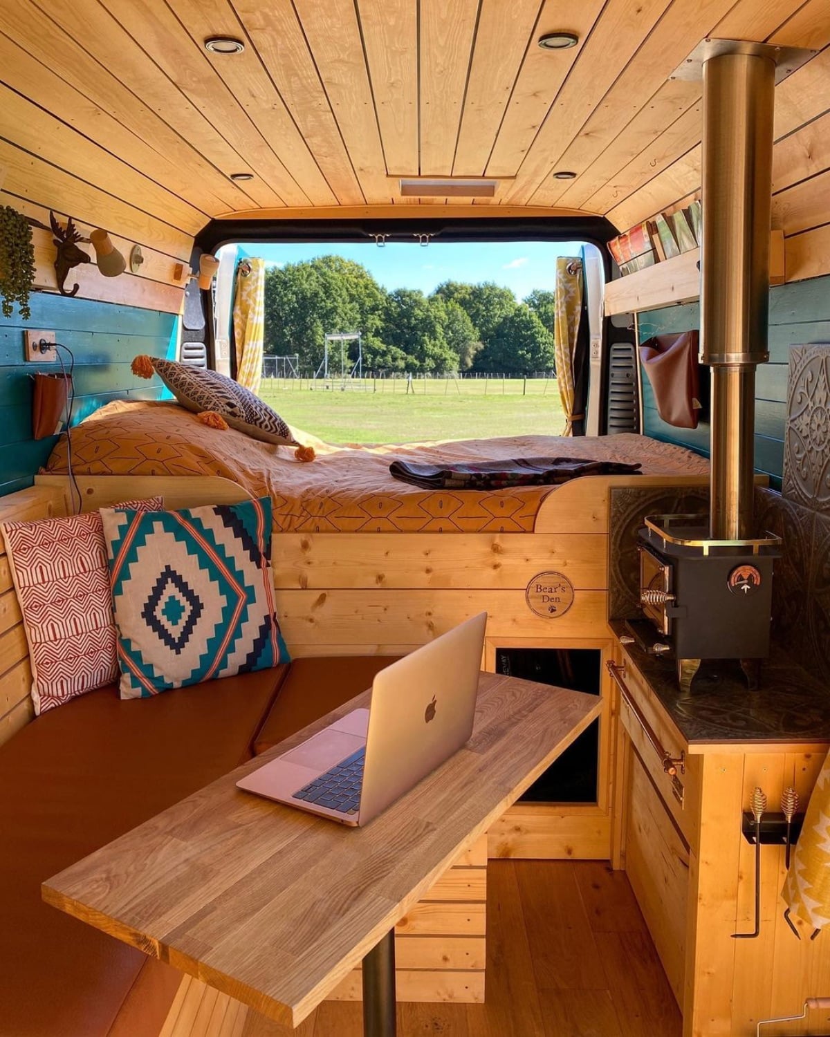 van camper office