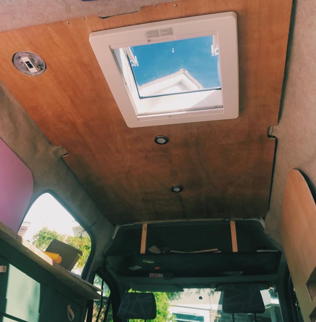 van ceiling camper ideas