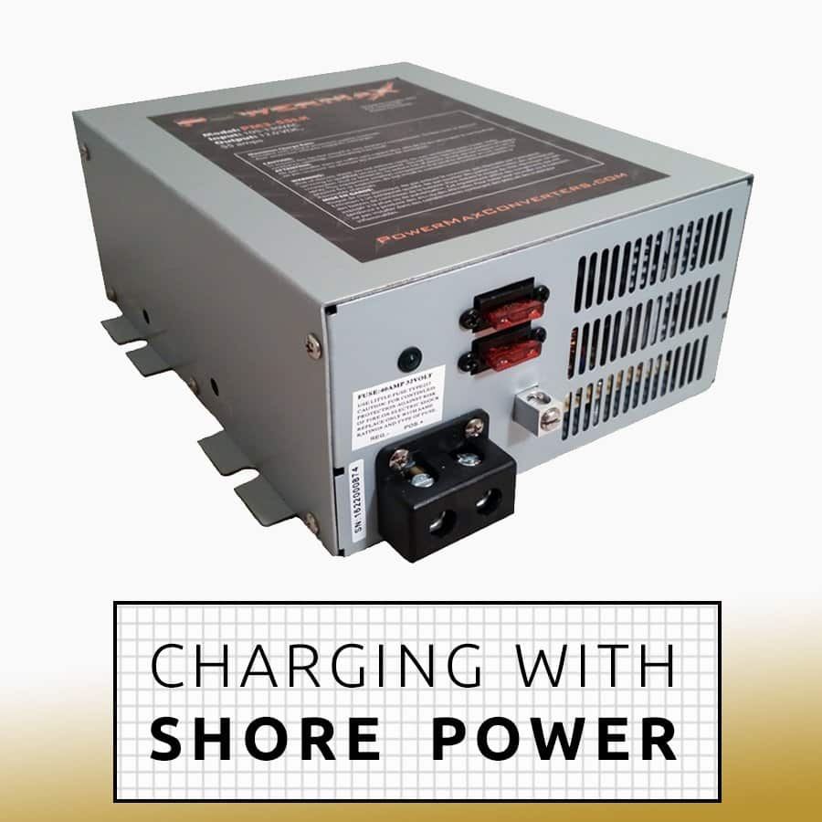 Shore Power Battery Charger Converters For Van And RV VanConverts