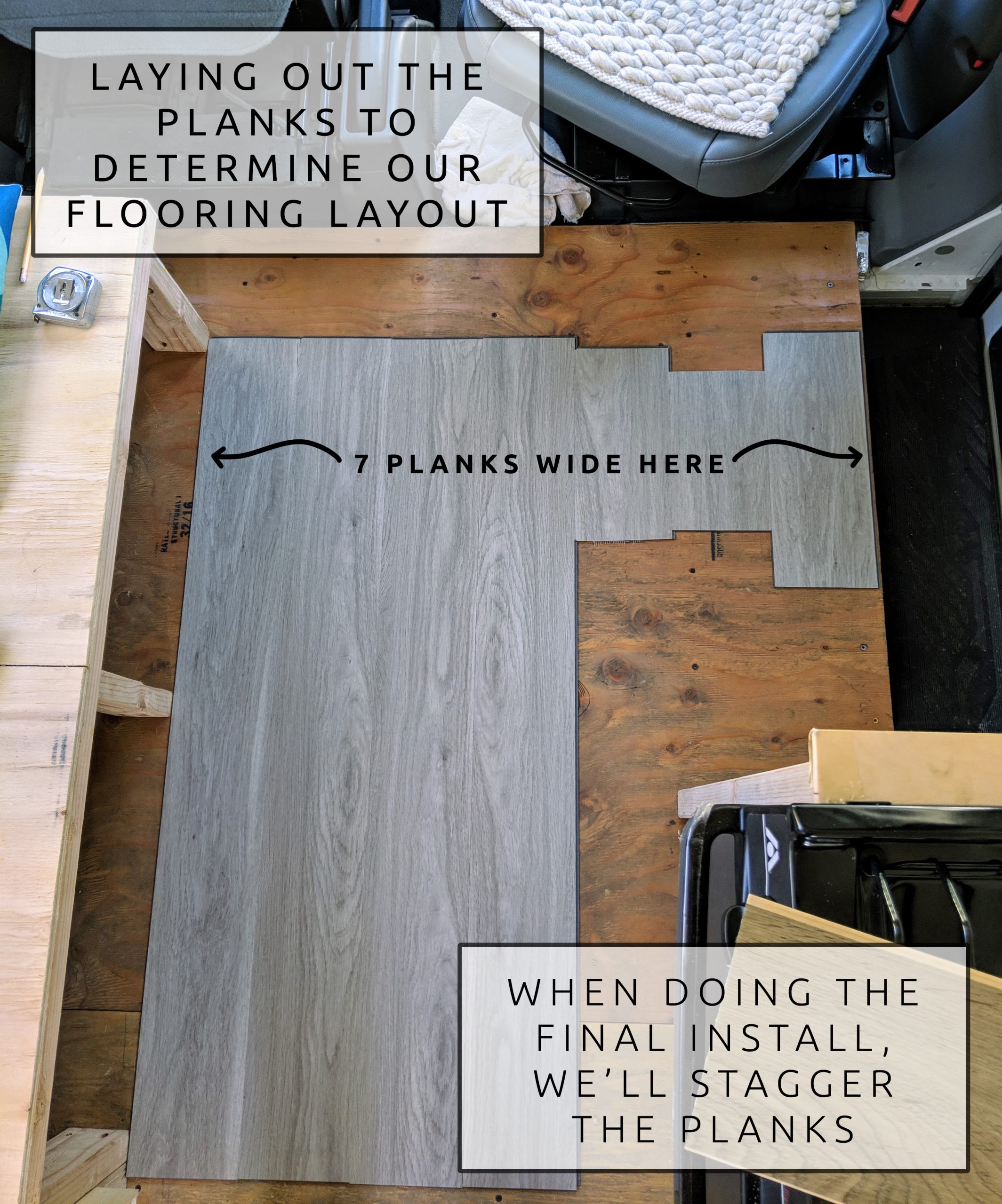 How to Install Vinyl Flooring in a Camper Van »