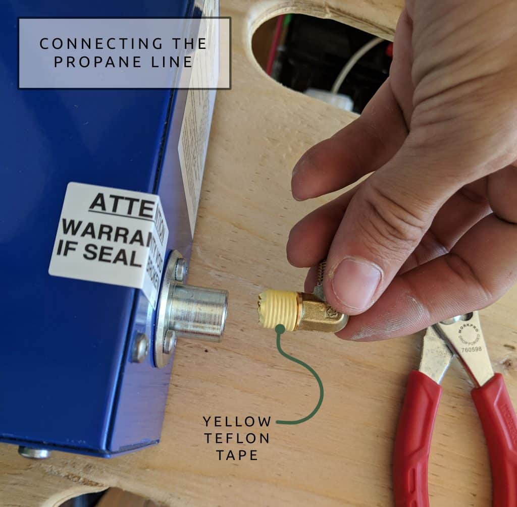 How to Install Propex HS2000 Propane Heater in a Camper Van