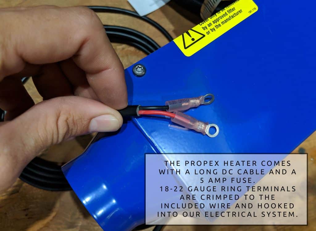 How to Install Propex HS2000 Propane Heater in a Camper Van