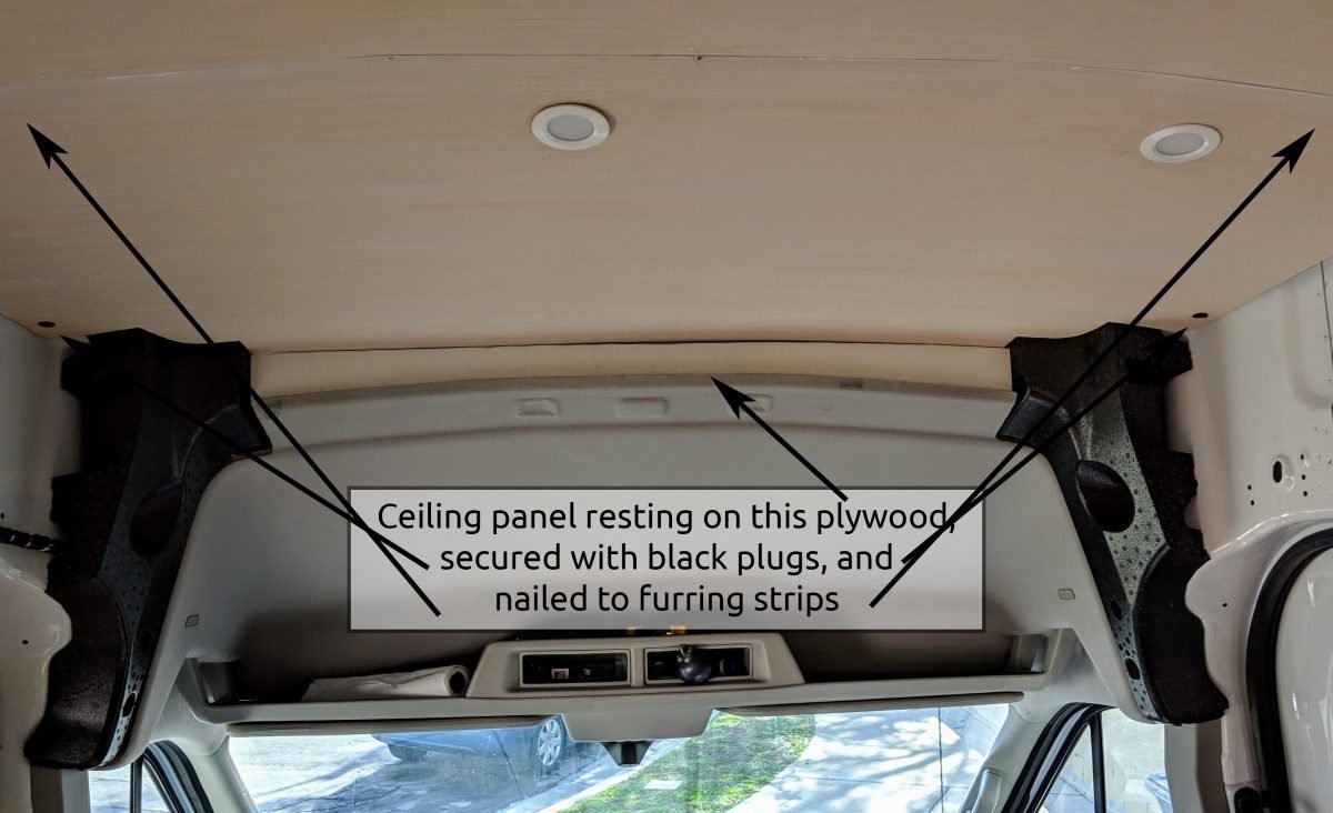 Ceiling Panel Installation in Camper Van Conversion »